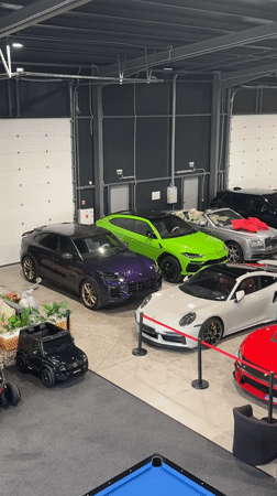 Luxury car collection documented in Plovdiv showroom
