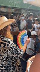 Tel Aviv street life and celebration, mid-afternoon