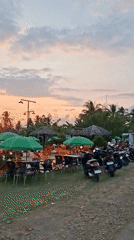 Ordinary life documented across Indonesian towns during morning hours