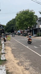 Early morning street scene documented in Arugam Bay, Sri Lanka