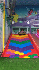 Child enjoys morning playtime at Đà Nẵng indoor playground