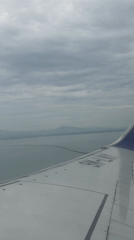 Aircraft captures aerial views over George Town Malaysia mountains