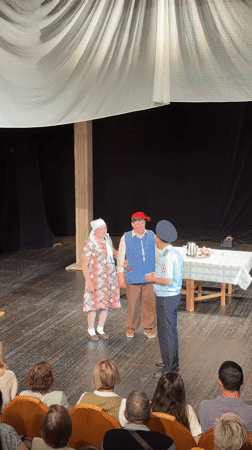 Traditional stage performance captured in Kazan, Russia