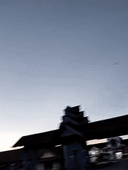 Twilight scenes captured in Lhokseumawe, Indonesia