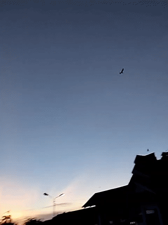 Twilight scenes captured in Lhokseumawe, Indonesia