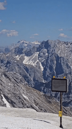 Alpine dining and mountain views captured near Garmisch-Partenkirchen