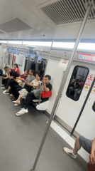 Subway ride through Jiulongpo District, Chongqing