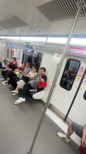 Subway ride through Jiulongpo District, Chongqing