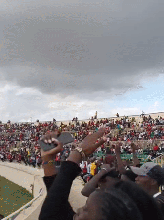 Major football match draws packed crowds at Nairobi stadium