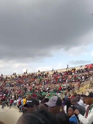 Major football match draws packed crowds at Nairobi stadium