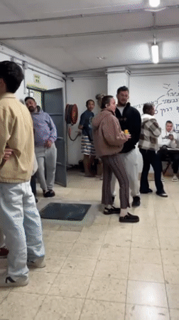Crowds gather across Tel Aviv locations during evening hours