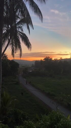 Sunrise captured across rural Sri Lankan landscapes