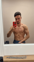 Man takes mirror selfie in Sofia apartment