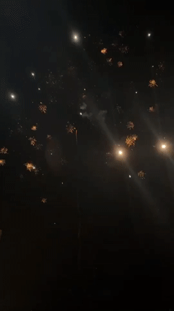 Fireworks Display Lights Up Night Sky in Radilovo, Bulgaria