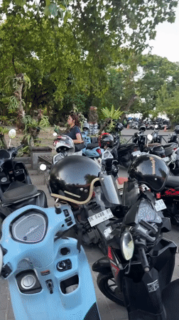 Morning scenes of daily life documented across Denpasar, Indonesia