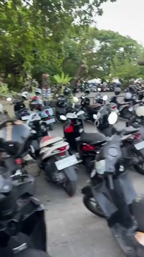 Morning scenes of daily life documented across Denpasar, Indonesia