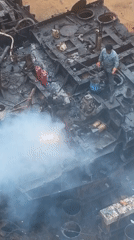 Shipyard dismantling work underway in Nakhodka, Russia