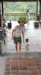 Ubud jungle resort with infinity pool and vintage VW