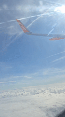 EasyJet passenger captures aerial view over northern Portugal