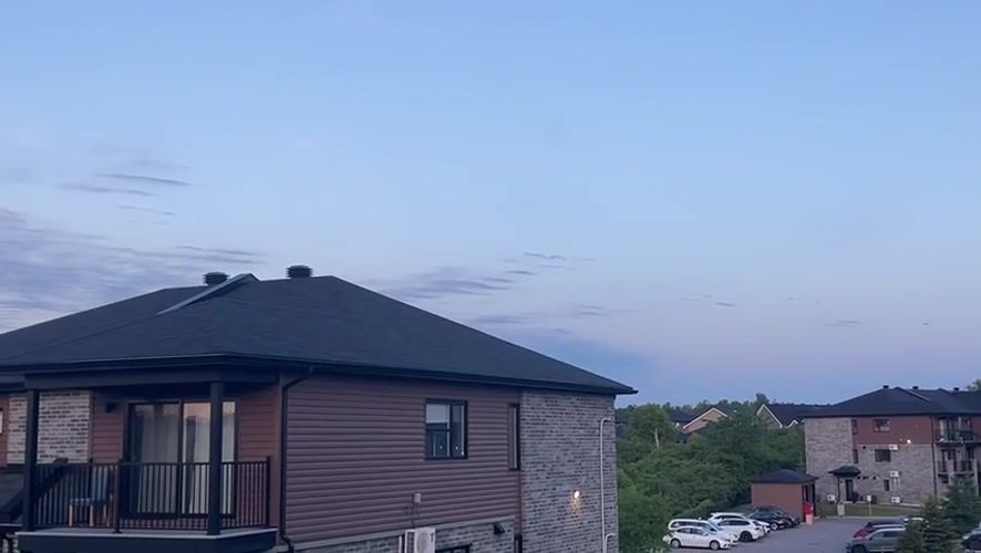 Peaceful dawn scene documented in Gatineau residential neighborhood
