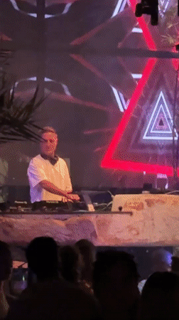 Nightclub party with DJ performance captured in Baan Lamai