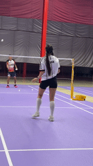 Badminton training session captured in Ko Samui, Thailand