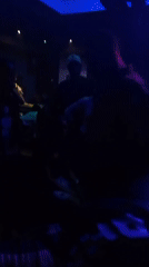Nightlife activity captured at Lokoja venue with colored lighting