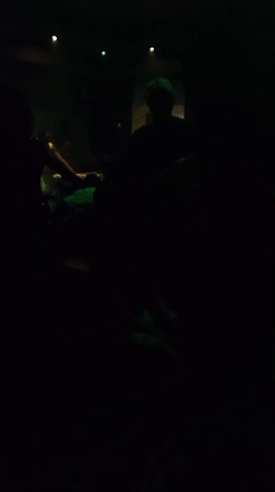 Nightlife activity captured at Lokoja venue with colored lighting