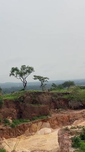 Witness documents excavated landscape in Amaseri, Nigeria