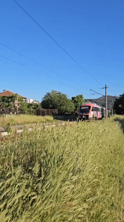 Afternoon scenes documented around Blagoevgrad, Bulgaria