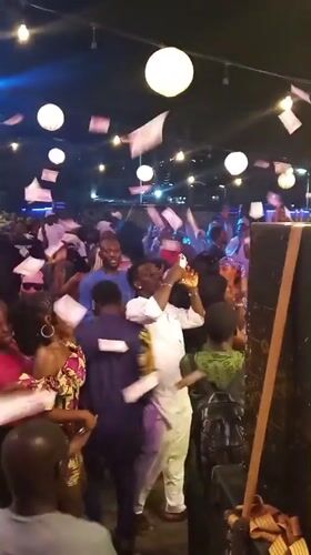 Festive outdoor celebration with dancing, music draws crowds in Lokoja