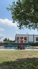 Evening scenes captured at San Andrés Cholula recreational facility