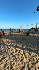 Morning resort activities captured across Indonesian leisure destination