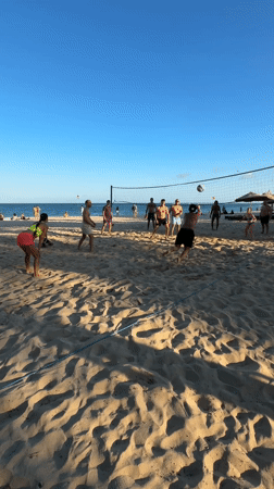 Morning resort activities captured across Indonesian leisure destination