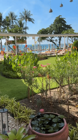 Resort scenes documented at Baan Chaweng beach resort Thailand