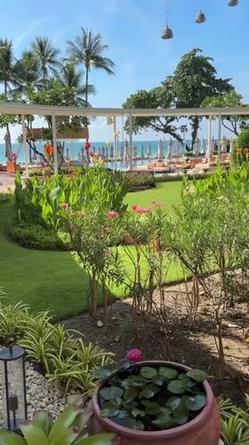 Resort scenes documented at Baan Chaweng beach resort Thailand