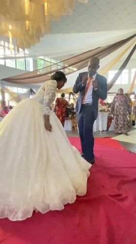 Wedding reception in Bukuru features dancing, decor, and celebration