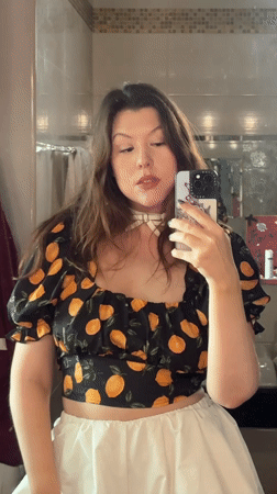 Getting ready at home, outfit checks in a Thai residence