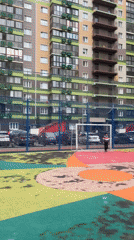 Family outing in Khimki includes bakery visit, playground time