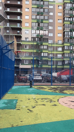 Family outing in Khimki includes bakery visit, playground time