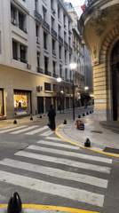 Evening street life documented in Buenos Aires neighborhood