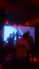 Live band performs at crowded Samara nightclub venue