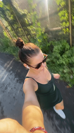 Rollerblading and florals: a quiet evening in Kediri