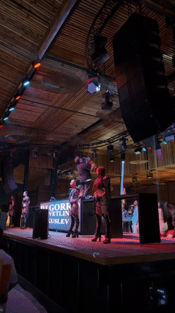 Live DJ and sax set at a Burgas nightclub