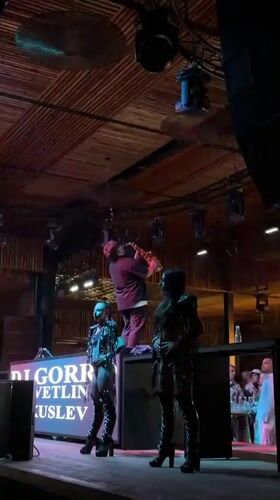 Live DJ and sax set at a Burgas nightclub