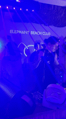 Tattooed performer captured at Elephant Beach Club, Thailand