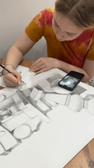 Indoor moments captured in Kazan: portraits and art creation