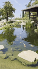 Quiet afternoon at Descanso Gardens' Japanese Garden in Glendale