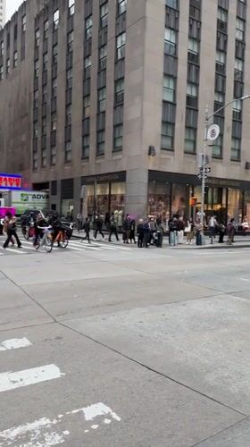 NYC street scenes captured by witnesses Tuesday evening
