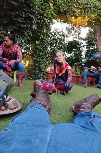 Children's Superhero Party Features Avengers Costumes in Mumbai